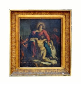 Guercino Giovanni Francesco Barbieri Italian Cento 15911666 Bologna Copper 63 cm x 36 cm
