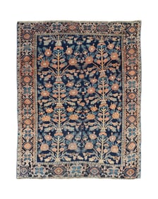 Antique Persian Afshar Rug 3'11" x 5' (1.19 x 1.52 M)