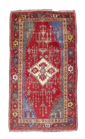 Antique Early Central Anatolian Rug 5' x 8'10" (1.52 x 2.69 M)