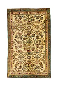 Antique Indian Agra Rug 4'0'' x 6'9'' (1.22 x 2.06 M)