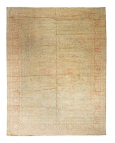 Antique Indian Amritsar Rug 9' x 11'9" (2.74 x 3.58 M)