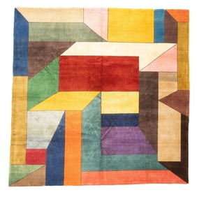 Contemporary Modern Rug 8'4" x 8'4" (2.54 x 2.54 M)