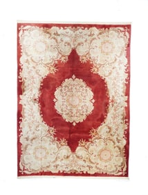 Vintage Chinese Art Deco Rug 7'6" x 10'4" (2.29 x 3.15 M)