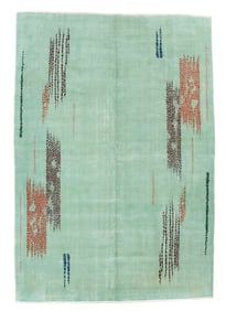 Vintage Art Deco Rug 6'9" x 9'9" (2.06 x 2.97 M)