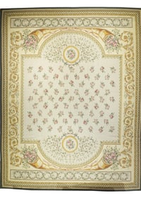 Vintage Aubusson 11'10" x 15'5" (3.61 x 4.70 M)