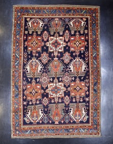 Antique Persian Bakhshayesh Rug 7'6" x 11'3" (2.29 x 3.43 M)
