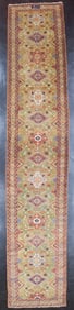 Antique Persian Bakhshayesh Long Rug 3'5" x 17'10" (1.04 x 5.44 M)