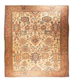 Antique Persian Bakhshayesh Rug 9'6" x 10'9" (2.90 x 3.28 M)