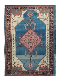 Antique Persian Bakhshayesh Rug 9'4" x 13' (2.84 x 3.96 M)