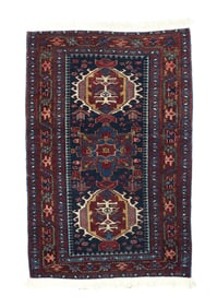 Antique Persian Heriz Rug 3'0'' x 5'0'' (1.04 x 1.52 M)