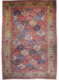 Bakhtiari Panel Design Rug 12'10" x 18'8" (3.91 x 5.69 M)