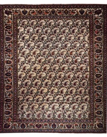 Vintage Persian Bakhtiari  Rug 11'10" x 14' (3.61 x 4.27 M)