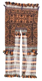 Vintage Afghan Balouch Door Cover Rug 4'0 x 9'0" (1.22 x 2.74 M)