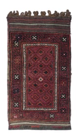 Vintage Balouch Rug 2' x 3'7" (0.61 x 1.09 M)