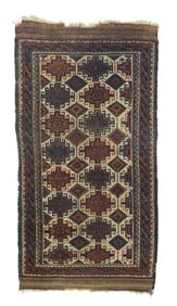 Antique Persian Balouch Rug 2'9'' x 5'2'' (0.84 x 1.57 M)