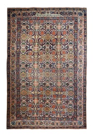 Antique Persian Bidjar Rug 9'8" x 14'6" (2.95 x 4.42 M)