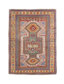 Antique Sevan Kazak Rug 5'5" x 7'9" (1.65 x 2.36 M)