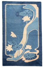 Antique Chinese Peking Rug 4'2" x 6'9" (1.27 x 2.06 M)