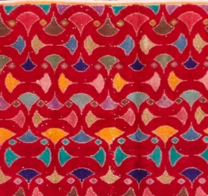 Vintage Turkish Modern Rug 5'4" x 9'8" (1.63 x 2.95 M)