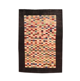 Vintage Persian Gabbeh Rug 6'6'' x 9'5'' (1.98 x 2.87 M)