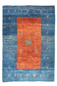 Vintage Tribal Persian Gabbeh Rug 6'3" x 9'3" (1.91 x 2.82 M)