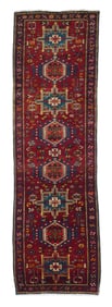 Vintage Persian Karajeh Long Rug 2'11" x 10'4" (0.89 x 3.15 M)