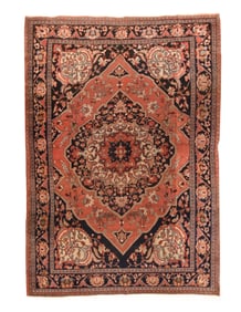 Antique Persian Farahan Sarouk Rug 8'5'' x 11'10'' (2.57 x 3.61 M)