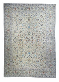 Vintage Persian Kashan Rug 10'8" x 15'3" (3.25 x 4.65 M)