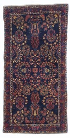 Antique Persian Mohajeran Sarouk Rug 2'5" x 4'11" (0.74 x 1.50 M)