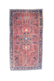 Antique Persian Sarouk Rug 2'8" x 5' (0.81 x 1.52 M)