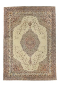Antique Persian Haji Jalili Tabriz Rug 8'4" x 11'7" (2.54 x 3.53 M)