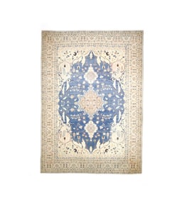 Antique Persian Haji Jalili Tabriz Rug 9' x 13' (2.74 x 3.96 M)