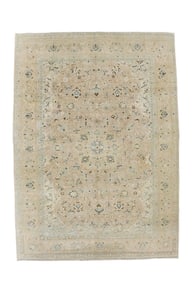 Antique Persian Tabriz Rug 7'6" x 10'4" (2.29 x 3.15 M)