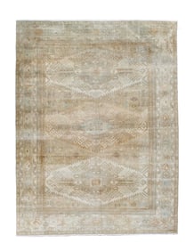 Vintage Persian Tabriz Rug 6'6" x 8'9" (1.98 x 2.67 M)