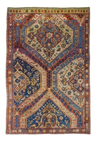 Antique Turkish Oushak Rug 5'9" x 8'11" (1.75 x 2.72 M)