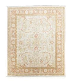 Vintage Turkish Oushak Rug 8' x 10' (2.44 x 3.05 M)