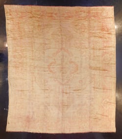 Antique Turkish Oushak Rug 13' x 13'3" (3.96 x 4.04 M)