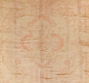 Antique Turkish Oushak Rug 13' x 13'3" (3.96 x 4.04 M)