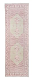 Vintage Turkish Sivas Long Rug 3' x 8'11" (0.91 x 2.72 M)