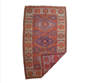 Semi Antique Sumak Flat Weave Caucasus Rug 7'11" x 13'2" (2.41 x 4.01 M)