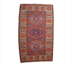 Semi Antique Sumak Flat Weave Caucasus Rug 7'11" x 13'2" (2.41 x 4.01 M)