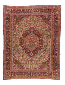Antique Persian Kerman Rug 10' x 13'4" (3.05 x 4.06 M)