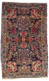 Antique Persian Lavar Kerman 1 of pair Rug 3' x 5' (0.91 x 1.52 M)