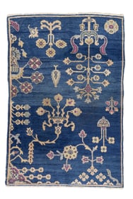 Antique Persian Kerman Rug 3'7" x 5'4" (1.09 x 1.63 M)