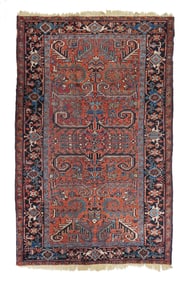 Vintage Persian Heriz Rug 6'2" x 9'7" (1.88 x 2.92 M)