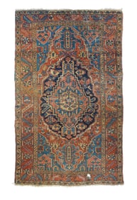Antique Persian Heriz Rug 6'1" x 10'2" (1.85 x 3.10 M)