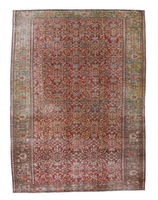 Antique Mishan Malayer Rug 7' x 9'5" (2.13 x 2.87 M)