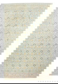 Vintage Persian Varamin Rug 6'6" x 10'1" (1.98 x 3.07 M)