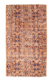 Vintage Art Deco Rug 4'11" x 8'7" (1.50 x 2.62 M)