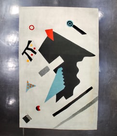 French Art Deco Rug 5'8" x 8'10" (1.73 x 2.70 M)